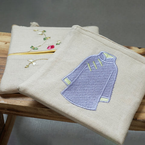 【台湾直輸入】台湾柄 刺繍ポーチ
