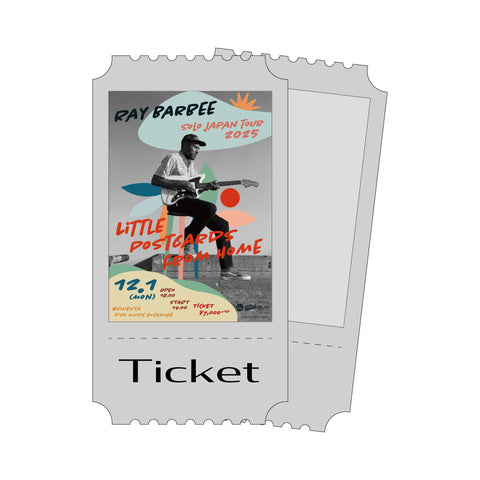 【Ticket 】Ray Barbee "Little Postcards from Home” solo japan tour 2025